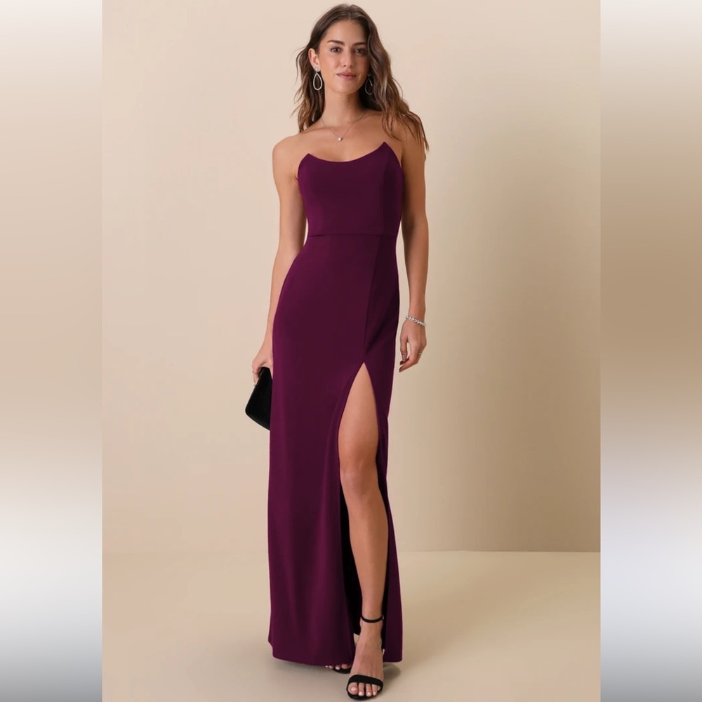 Lulus Strapless Maxi Dress